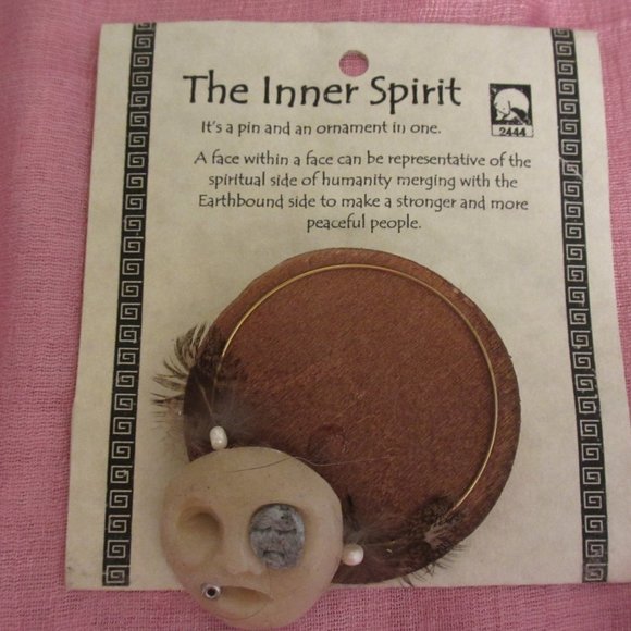 "The Inner Spirit" Pin &Ornament by Jaslynn Casey, Alaska, Native American Art - Picture 1 of 4